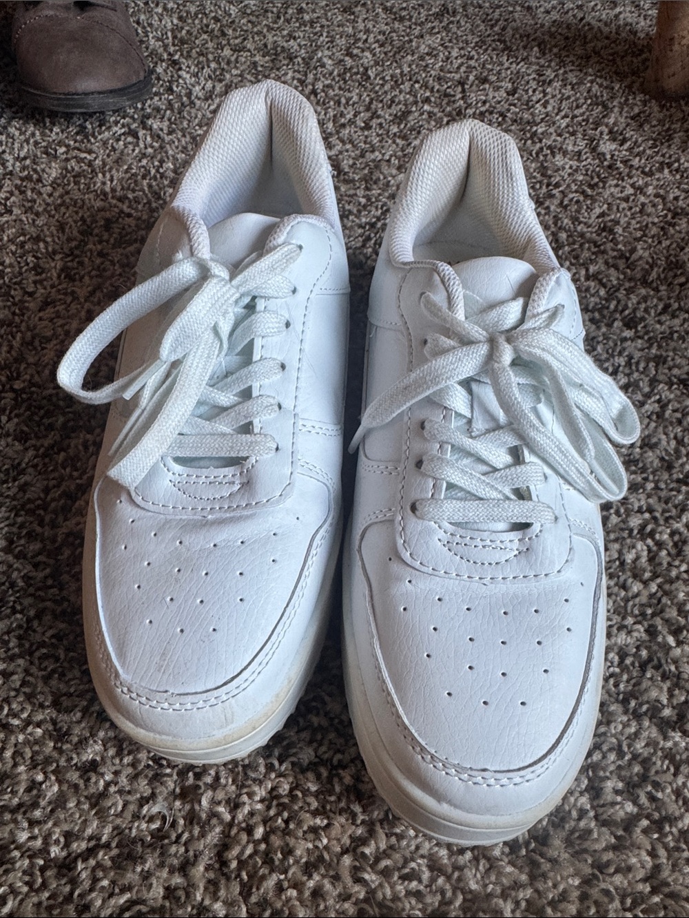 Classic Women’s Platform White Sneakers